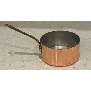 Mauviel Copper Stainless 2Qt Sauce Pot Pan France Williams Sonoma